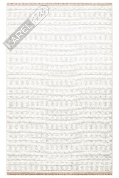 Oslo Osl 02 Whıte Grey Hav Toz Vermez Hasır Dokuma Modern Makine Halısı