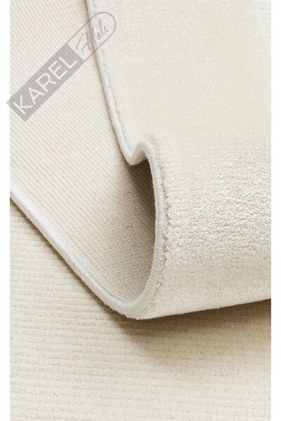 NAPOLI NAP 02 CREAM Sade Desenli Modern Sık Dokuma Makine Halısı