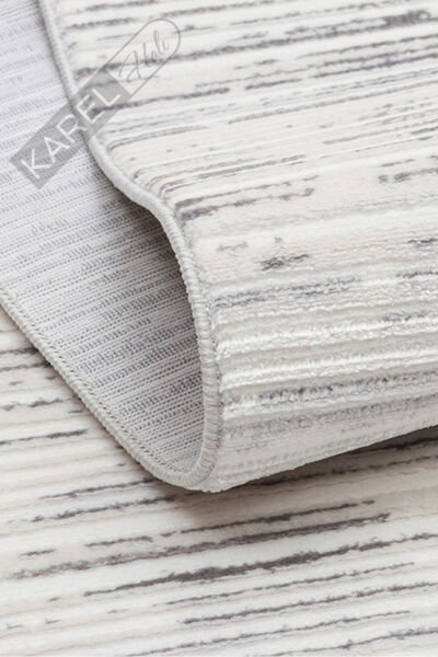 NORA NOR 03 SILVER Hav Toz Vermez Yıkanabilir Kaymaz İnce Dokuma Modern Halı