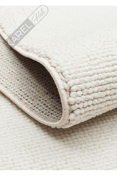 OSLO OSL PLAIN WHITE Hav Toz Vermez Hasır Dokuma Modern Makine Halısı