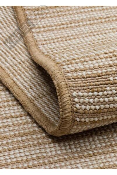 BALI JUTE BLJ 02 JUTE WHITE Jüt Dokulu Hav Toz Vermeyen Modern Halı