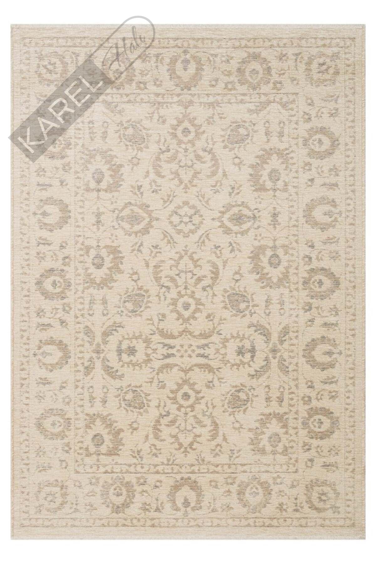 LIZA KILIM XW LIZ 03 BEIGE XW Hav Toz Vermez Kaymaz Tabanlı Yıkanabilir Düz Renk Kilim