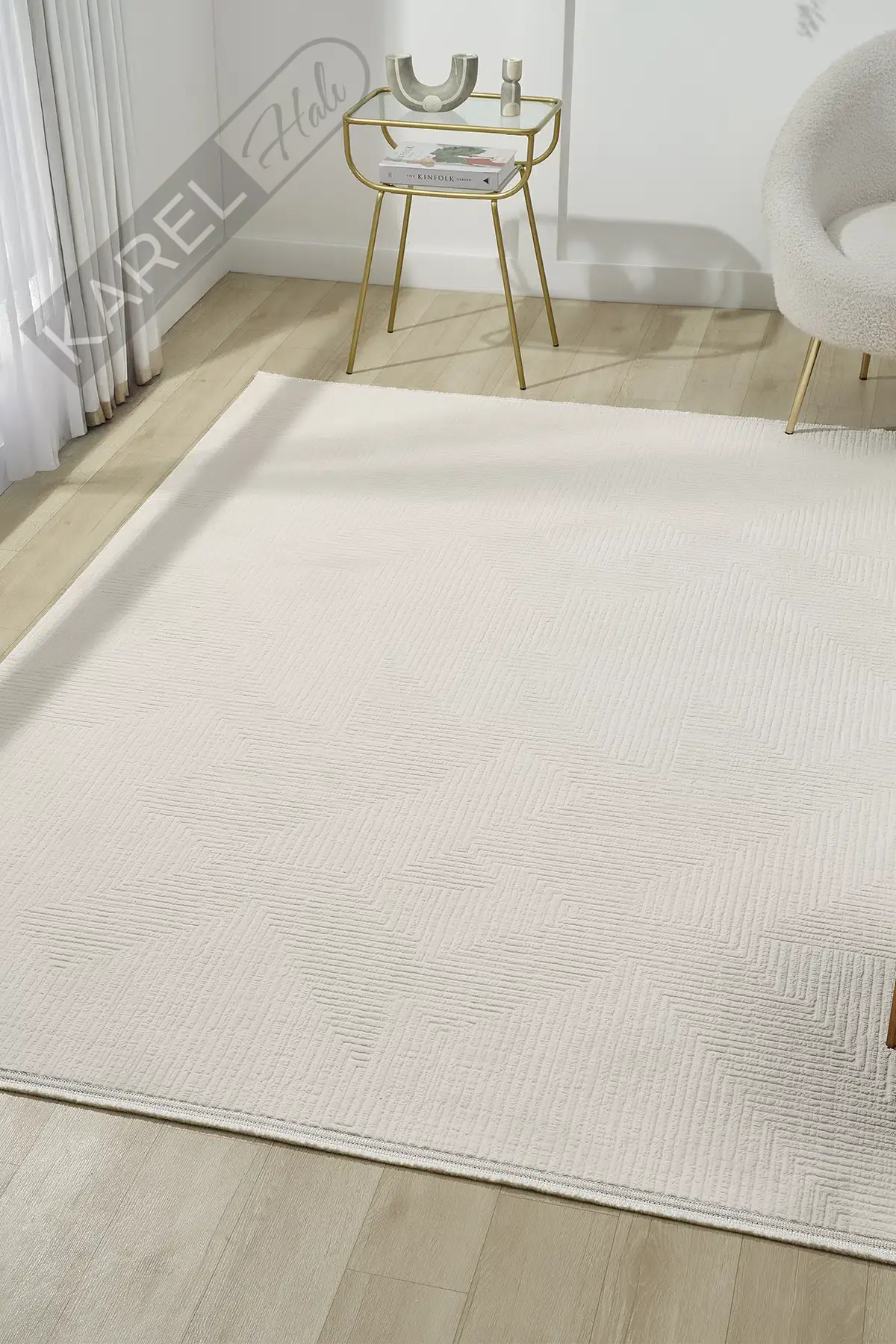 Seyran Halı Diva 0271 Krem Akrilik Halı