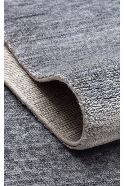 Tf Plaın D.grey - Taftan - Pakistan Overdyed Tarzı Halı, Özel Tezgah Üretilen Uşak Halısı