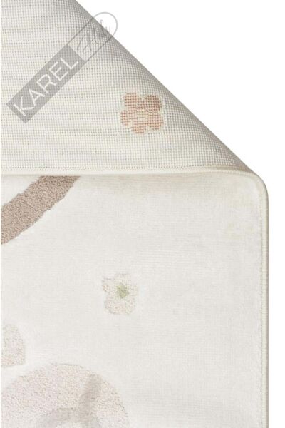 BAMBINO BMB 02 CREAM MULTY Pastel Renkli Hav ve Toz Vermeyen Çocuk Halısı