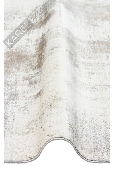 PASSAGE PLZ 01 CREAM VIZON Yumuşak Tuşeli Sık Dokuma Modern Halı