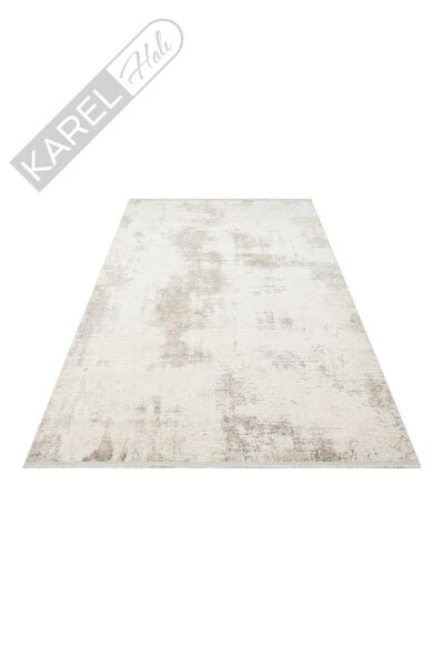 PASSAGE PLZ 01 CREAM VIZON Yumuşak Tuşeli Sık Dokuma Modern Halı