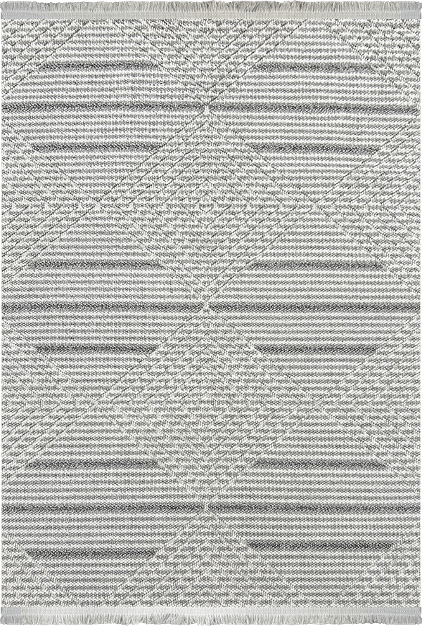 Woolen Halı Disney Koleksiyonu  8007 Gri Mikrofiber Polyester İskandinav Desen Bukle Halı