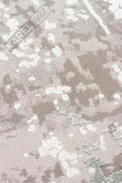 FRESCO FS 35 GREY BEIGE XW Yüksek Alçak Dokulu Özel Işıltılı Yüksek Kaliteli Sık Dokuma Modern Salo