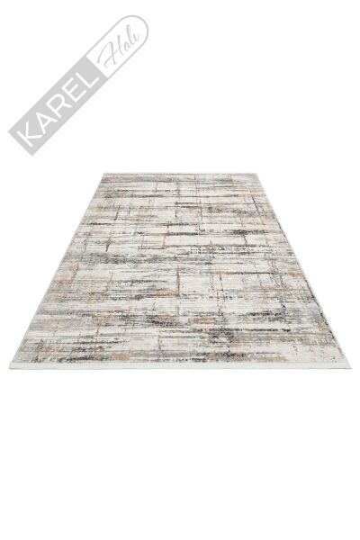Lagos Lgs 02 Cream Sılver Yıkanabilir Makine Halısı
