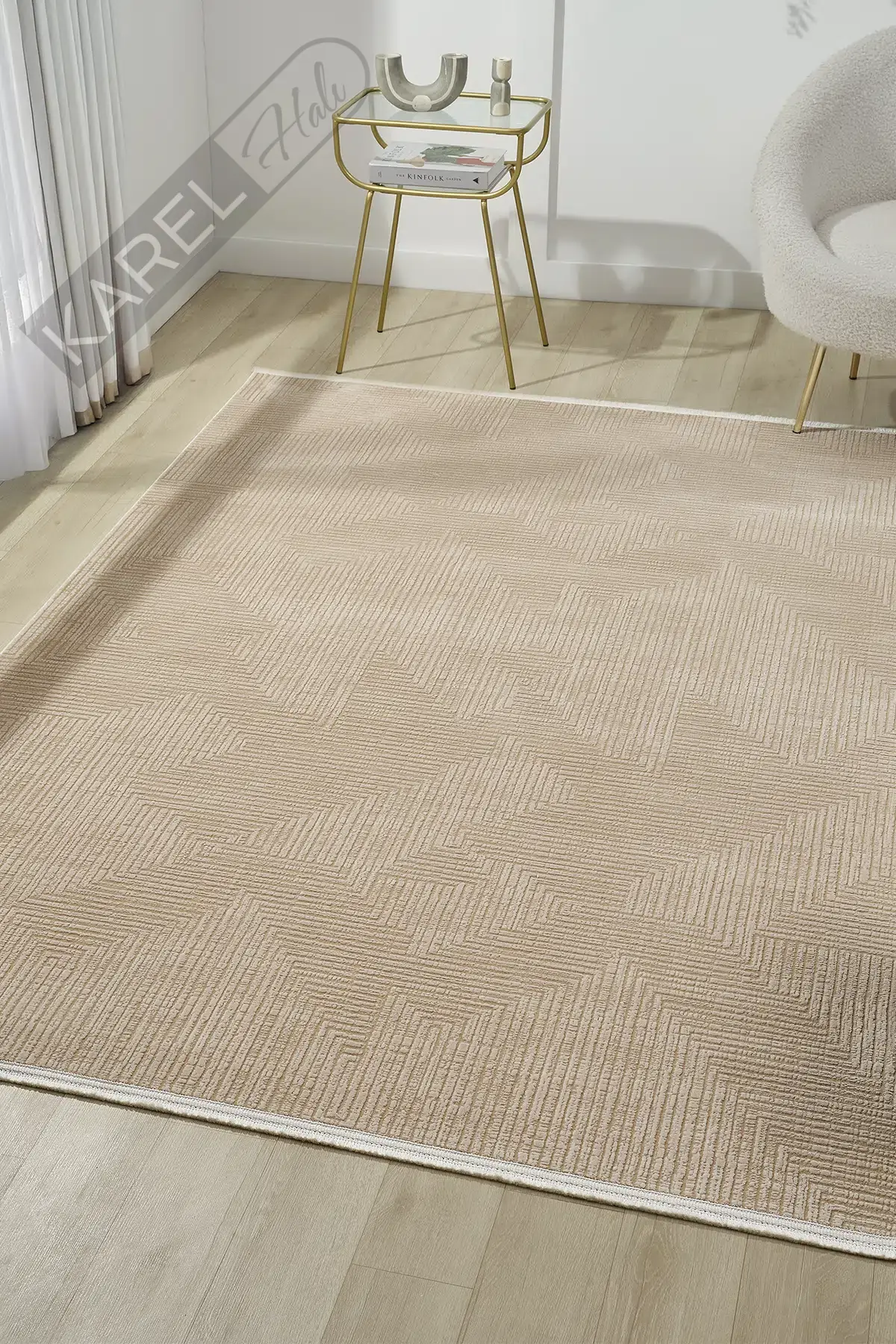 Seyran Halı Diva 0271 Vizon Akrilik Halı