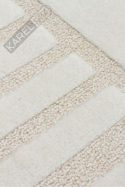 ADEL ADL 02 CREAM Yüksek Alçak Dokulu Yumuşak Tuşeli Modern Makine Halısı