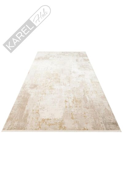 FRESCO FS 34 CREAM GOLD XW Yüksek Alçak Dokulu Özel Işıltılı Yüksek Kaliteli Sık Dokuma Modern Salo