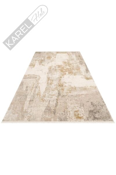 FRESCO FS 34 CREAM GOLD XW Yüksek Alçak Dokulu Özel Işıltılı Yüksek Kaliteli Sık Dokuma Modern Salo