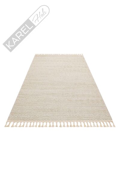 SOHO SH 01 BEIGE Hav Toz Vermez Hasır Dokuma Modern Makine Halısı