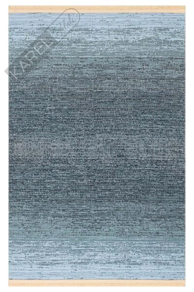 KUTNU KILIM KTN 01 ANTRASIT BLUE Modern Ombre Renk Geçişli Yıkanabilir Çift Taraflı Kilim