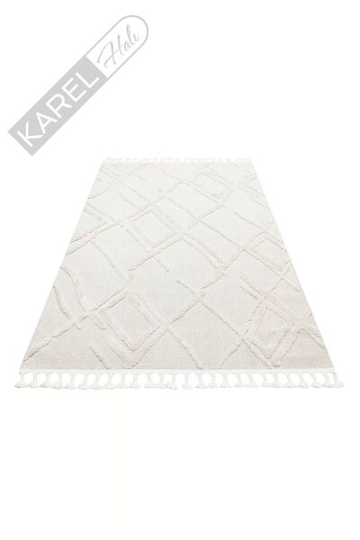 Terazzo TRZ 03 Whıte Hav Toz Vermez Yumuşak Dokulu Modern Iskindinav Halı