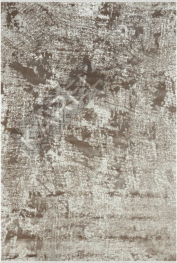 Woolen Halı Glorya 5755 Kahve Premium Saçaklı Halı