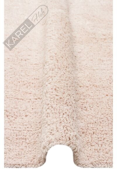 COTTON BOON CBN PLAIN BEIGE Yıkanabilir Kaymaz Tabanlı Naturel Pamuk Bebek Halısı