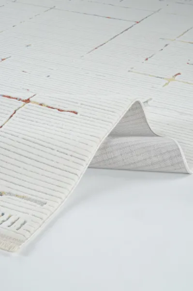 Apex Halı Origami 6942 Beyaz Multi Halı