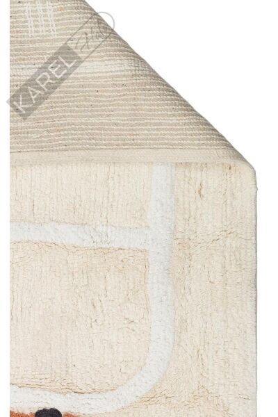 COTTON BOON XXW CBN 09 MULTY XXW Yıkanabilir Kaymaz Tabanlı Naturel Pamuk Bebek Halısı