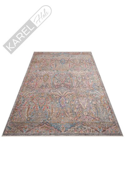 SOFIA SOF 03 MULTY Renkli El Dokuma Uşak Halı Desenlerine Sahip Makine Halısı