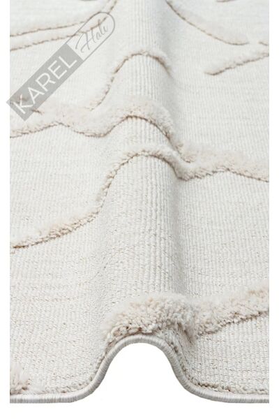 Terazzo TRZ 03 Whıte Hav Toz Vermez Yumuşak Dokulu Modern Iskindinav Halı