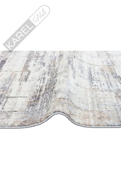 Lagos Lgs 02 Cream Sılver Yıkanabilir Makine Halısı