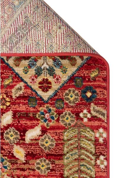 KYBELE KYB 01 RED Sıcak Renk Tonlu Otantik Makine Halısı