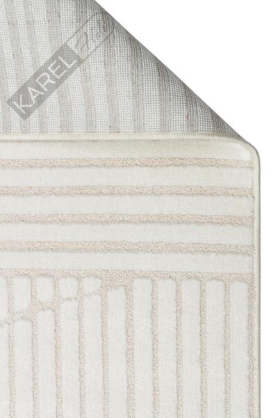 ADEL ADL 01 CREAM Yüksek Alçak Dokulu Yumuşak Tuşeli Modern Makine Halısı