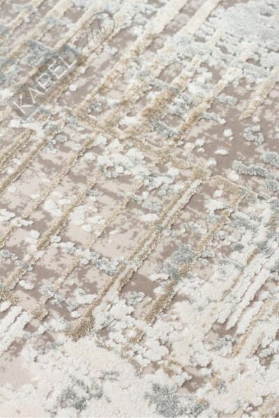 FRESCO FS 36 CREAM BEIGE XW Yüksek Alçak Dokulu Özel Işıltılı Yüksek Kaliteli Sık Dokuma Modern Sal