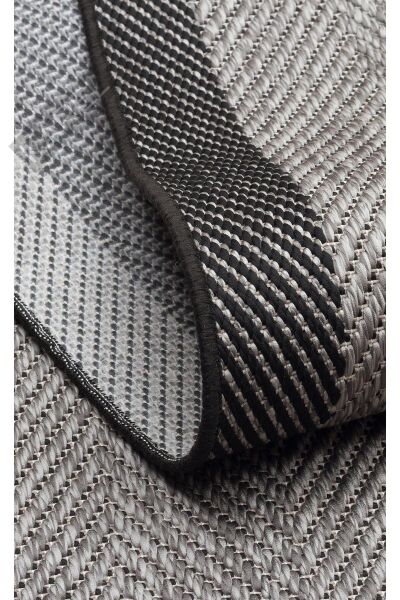 MONO MNO 02 DARK GREY Hav Toz Vermez Kaymaz Tabanlı İnce Halı