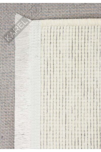 LIZA KILIM LIZ 01 WHITE Hav Toz Vermez Kaymaz Tabanlı Yıkanabilir Düz Renk Kilim