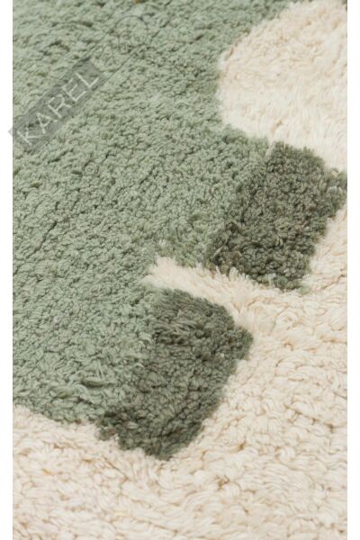 COTTON BOON XXW CBN 08 MULTY XXW  Yıkanabilir Kaymaz Tabanlı Naturel Pamuk Bebek Halısı