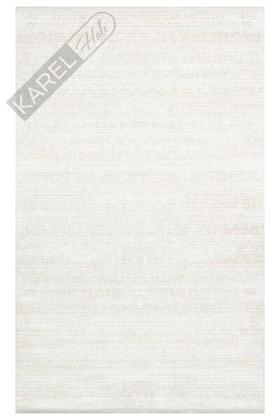 SATEEN ST 101 BEIGE XW Hav Toz Vermez Yıkanabilir Kaymaz İnce Dokuma Modern Halı
