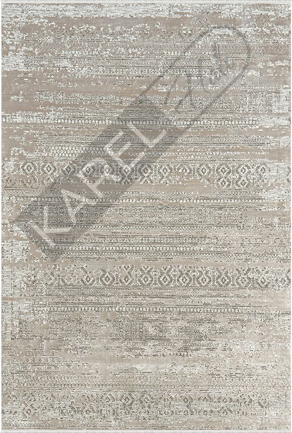 Woolen Halı Glorya 5758 Bej Premium Saçaklı Halı