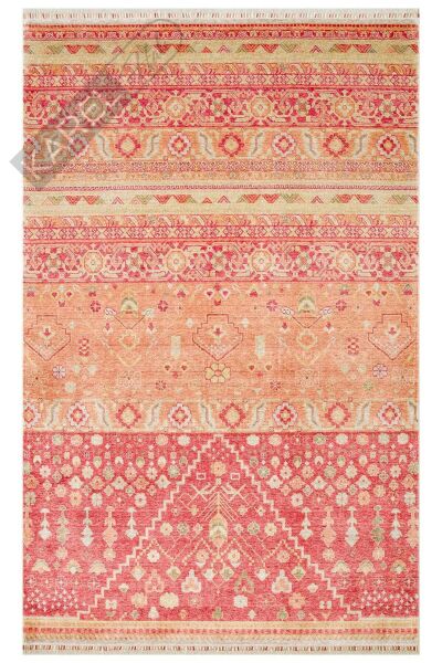 ZARA ZR 17 RED AUTUMN  Otantik Desenli El Emeği İle Özel Tezgahlarda Üretilen Modern Uşak Halısı