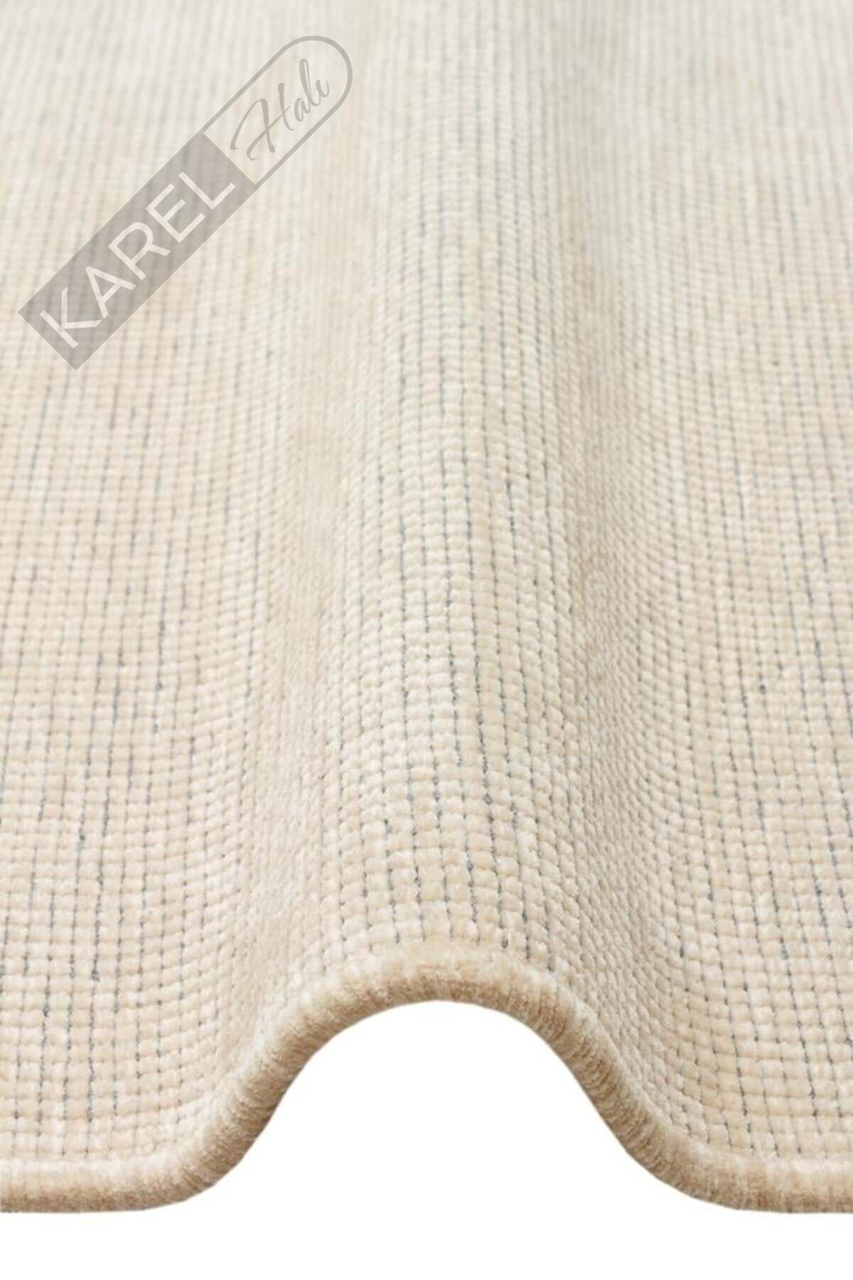 LIZA KILIM LIZ 01 BEIGE Hav Toz Vermez Kaymaz Tabanlı Yıkanabilir Düz Renk Kilim