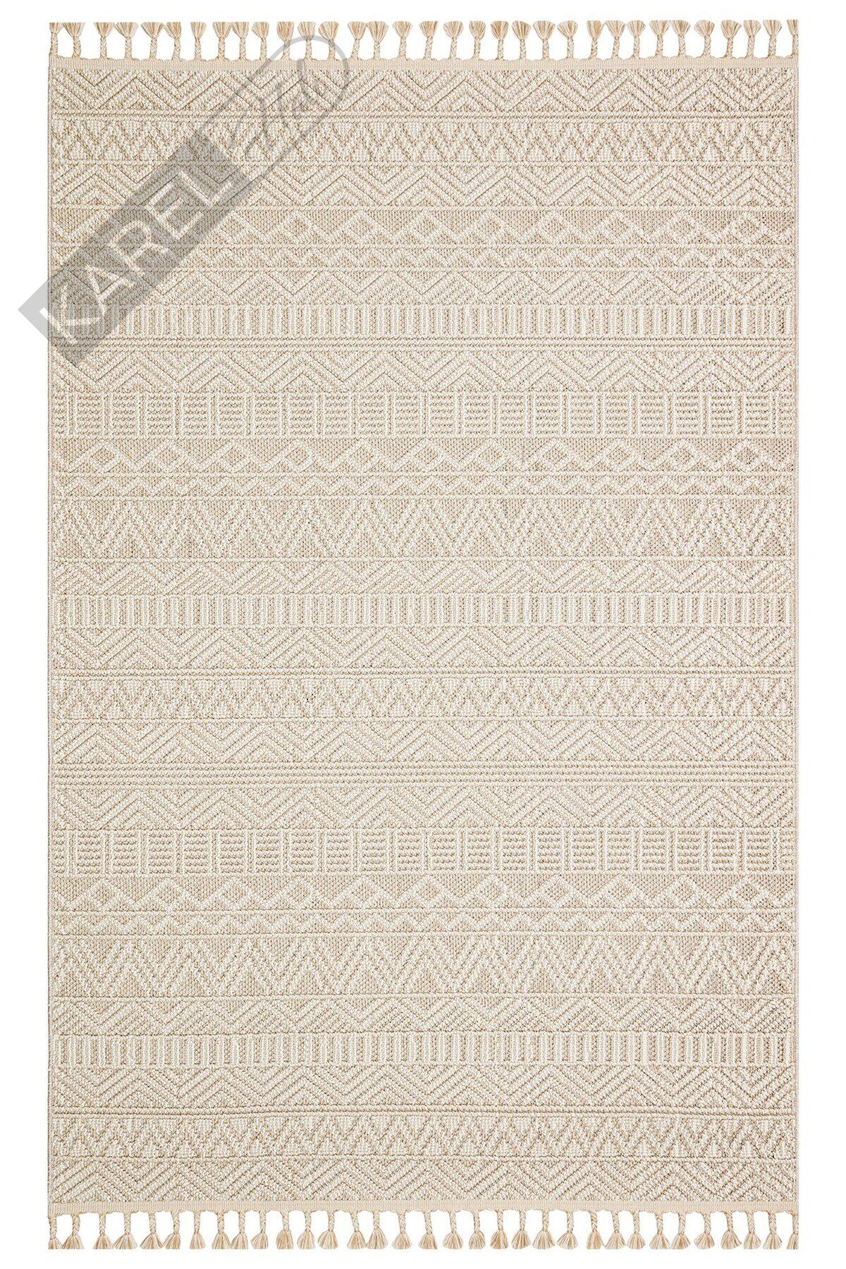 SOHO SH 14 BEIGE Hav Toz Vermez Hasır Dokuma Modern Makine Halısı