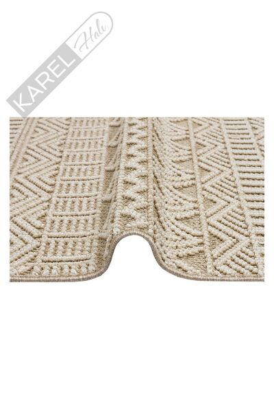 SOHO SH 14 BEIGE Hav Toz Vermez Hasır Dokuma Modern Makine Halısı