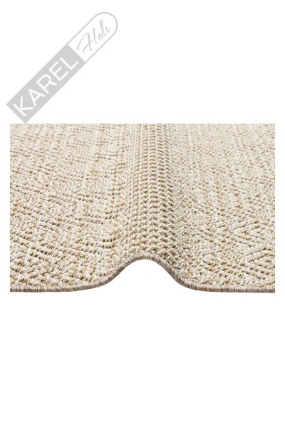 SOHO SH 01 BEIGE Hav Toz Vermez Hasır Dokuma Modern Makine Halısı