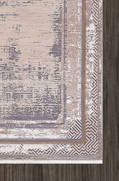 Artemis Halı Couture 00867B Gri Bej Viskon Premium Halı