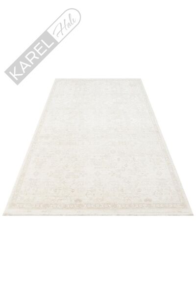 LEONA LNA 05 CREAM Yumuşak Tuşeli Hav Toz Vermez Modern Makine Halısı