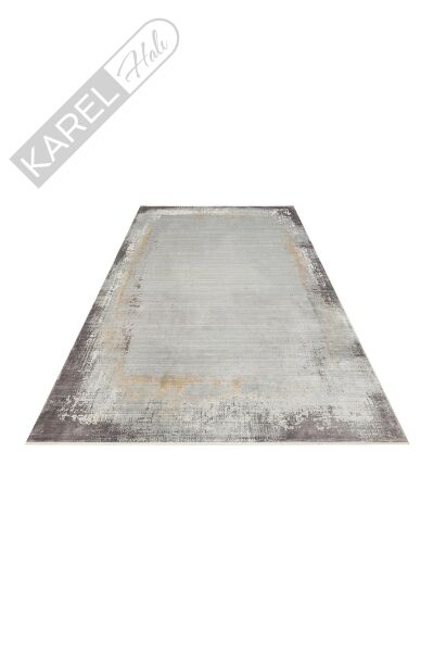 MAHAL MHL 11 GREY GOLD Klasik Desenli Yüksek Kalite Sık Dokuma Salon Halısı