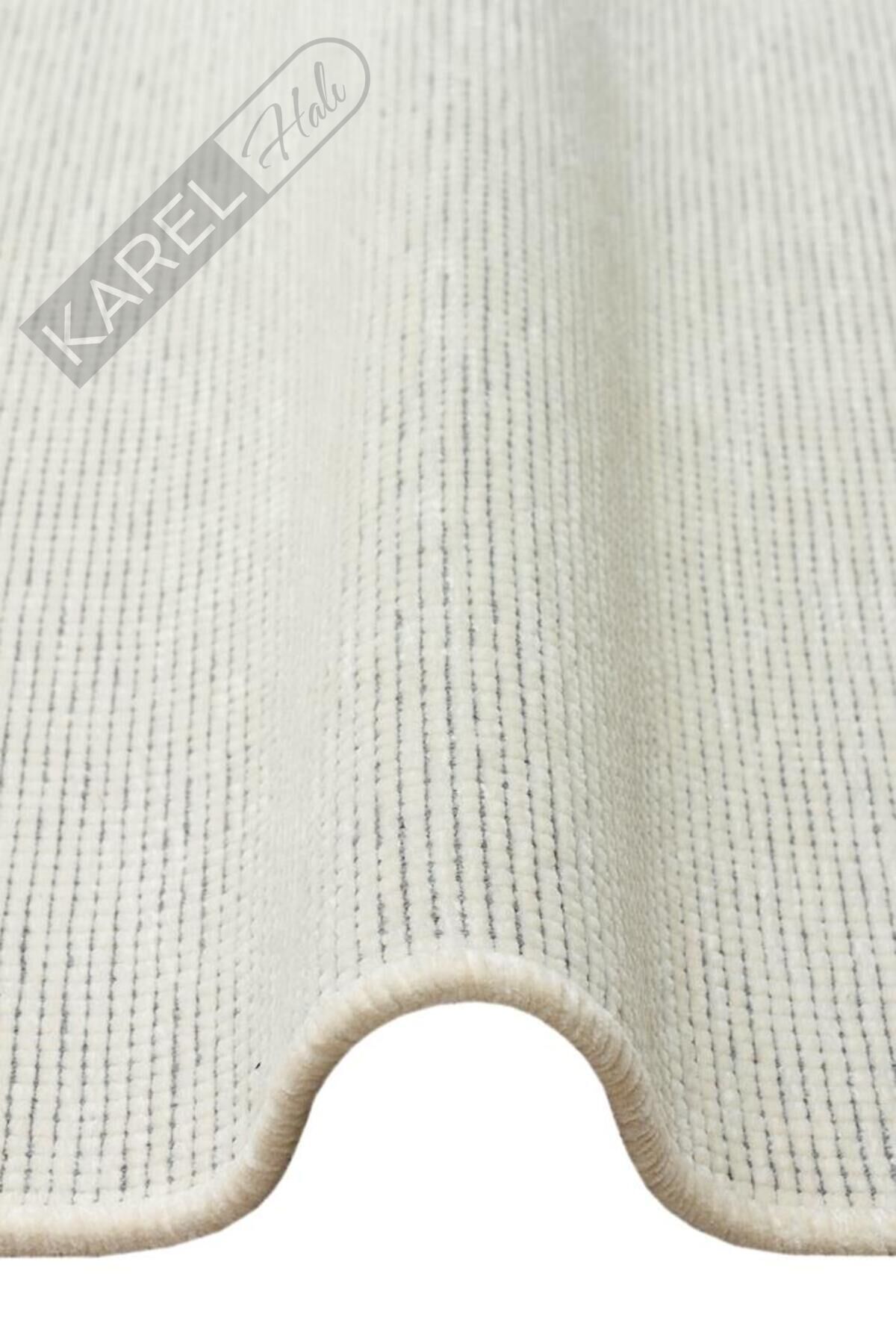 LIZA KILIM LIZ 01 WHITE Hav Toz Vermez Kaymaz Tabanlı Yıkanabilir Düz Renk Kilim
