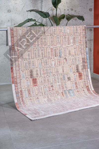 Apex Halı Ambiance 2921 Bej Etnik Vintage Halı