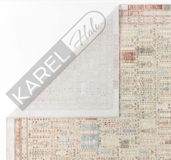 Apex Halı Ambiance 2921 Bej Etnik Vintage Halı