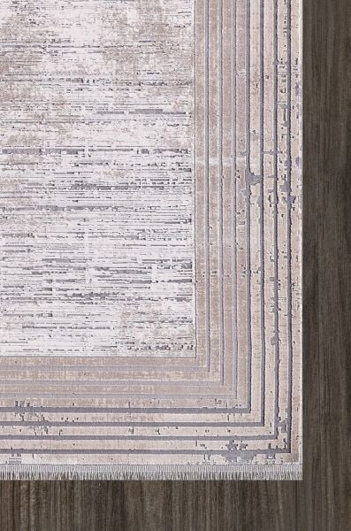 Artemis Halı Couture 00839A Gri Bej Viskon Premium Halı