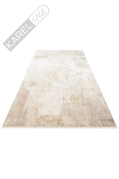 FRESCO FS 34 CREAM GOLD XW Yüksek Alçak Dokulu Özel Işıltılı Yüksek Kaliteli Sık Dokuma Modern Salo