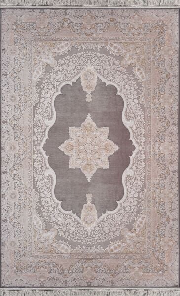 Artemis Halı Palace - 05197D - Bej Kemik Viskon Premium Halı